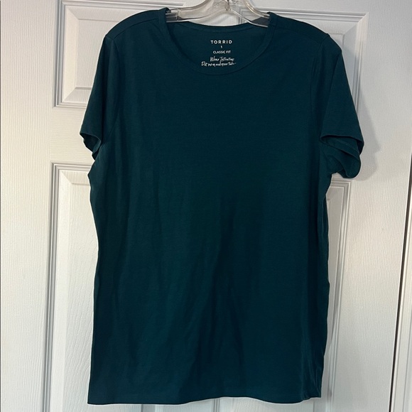 torrid Tops - Torrid Women's Teal Short Sleeve Tee
